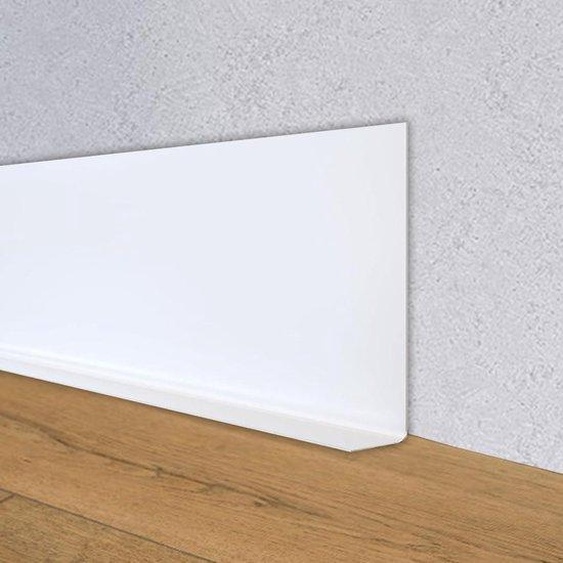 Bande adhésive en PVC 100 x 12 mm - souple - pour salles de bains et cuisines - blanche - longueur 18 m, largeur 10 cm