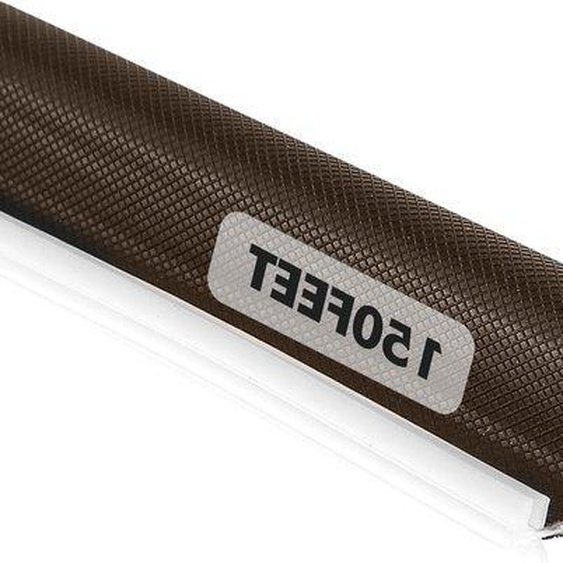 Bande détanchéité acoustique - Rainure en mousse en forme de V - 150 mètres - Braun