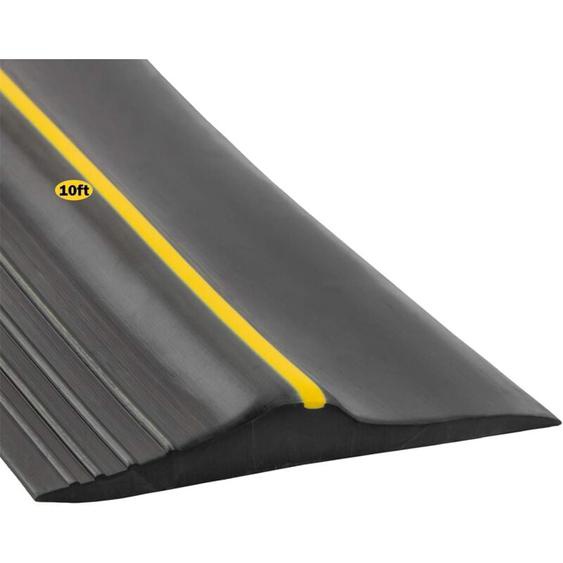 Bande détanchéité de bas de porte de garage, seuil en caoutchouc EPDM résistant aux intempéries, convient à toutes les portes standard, facile pour