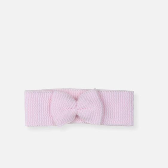 Bandeau Avec Nœud Pour Bébé Rose Layette