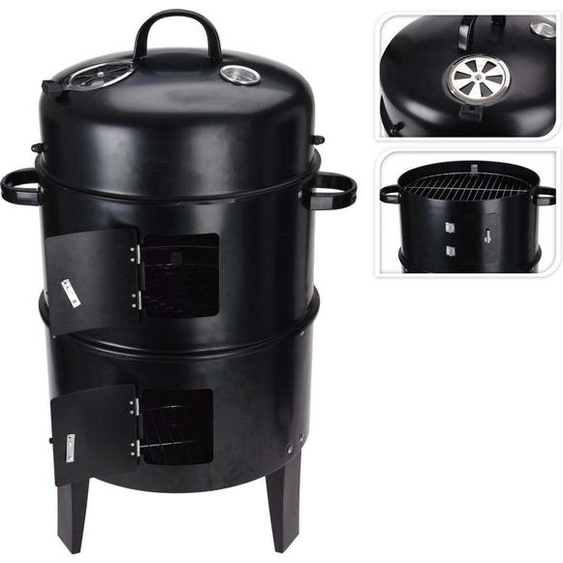 Barbacoa Barril Para Ahumar Negra
