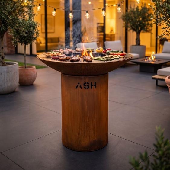 Barbecue à plancha ASH Element en acier Corten