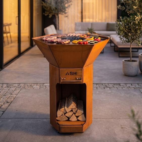 Barbecue ASH Core Plancha en acier Corten