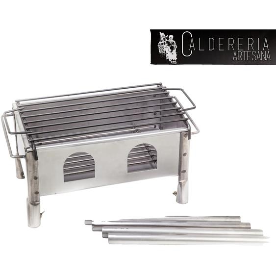 Barbecue au charbon de bois, pieds amovibles, construction robuste, 350x200x500mm, 450x250x600mm, 650x350x650mm, 350x200x500mm