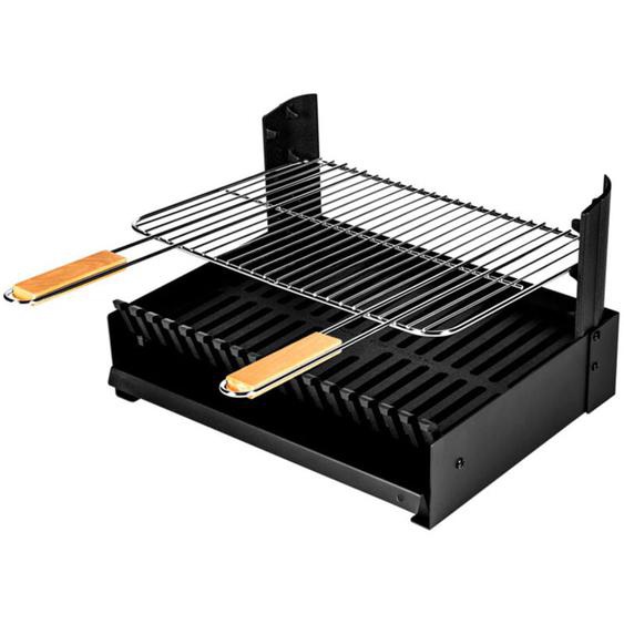 Homemaison - Barbecue au charbon de bois réglable en 3 hauteurs grilloir - grilloir à poser