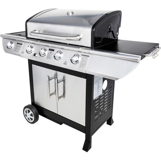 Barbecue au gaz BRISBANE - 4 brûleurs 14kW + plaque de cuisson