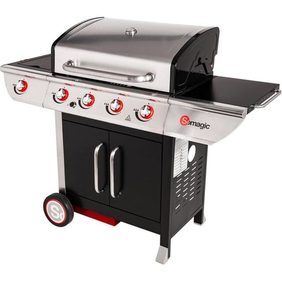 Barbecue au gaz MANHATTAN 450GPI - 4 brûleurs + réchaud 14kW