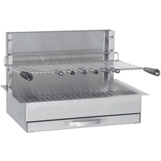 Barbecue charbon FORGE ADOUR Gril encastrable inox 961.66 Gris Forge Adour