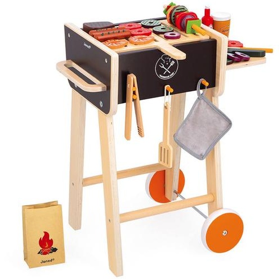 Barbecue En Bois 57 Accessoires Multicolore