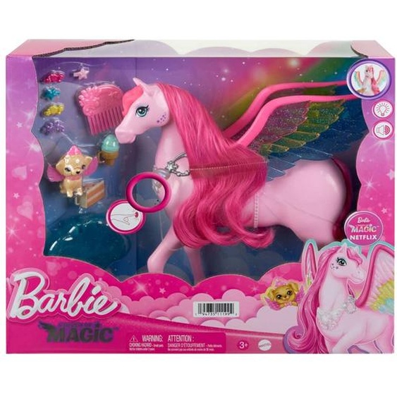 Barbie A Touch Of Magic Pegase Magique Caché Multicolore
