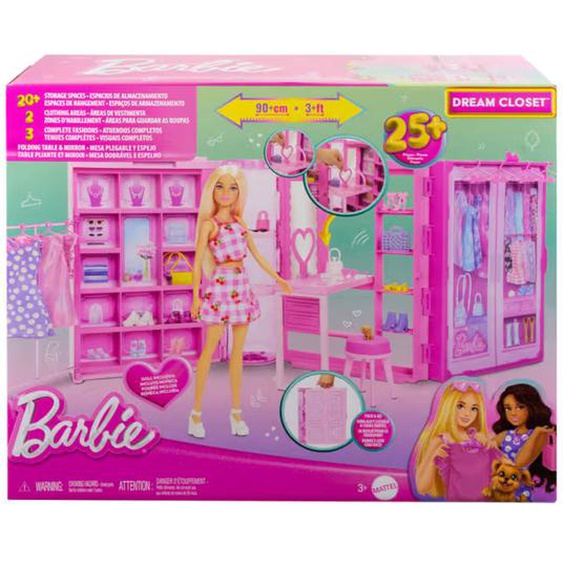 Barbie-dressing De Rêve-coffret Rose