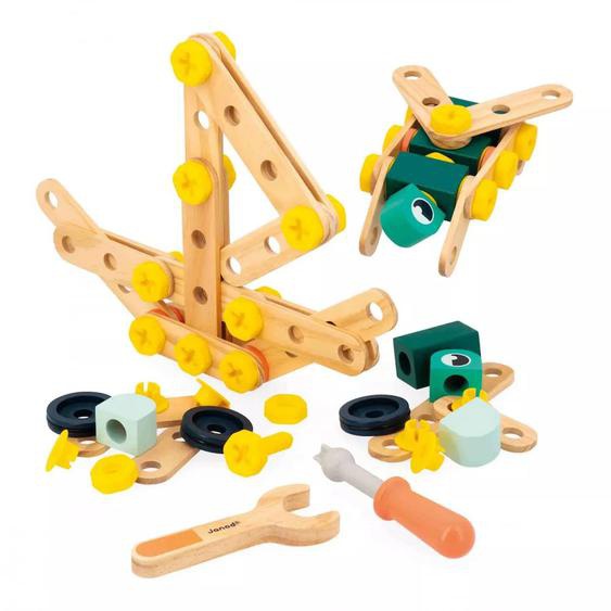 Baril Bricokids 100 Pièces Jaune