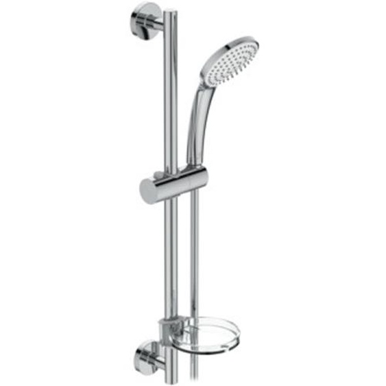 Barre de douche 600 mm IDEALRAIN avec douchette 80 mm et flexible 1750 mm IDEAL STANDARD B9503AA