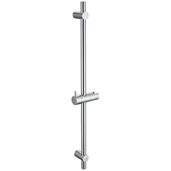Barre de Douche 70cm Barre de Douche avec Support de Douchette Barre Douche en Acier Inoxydable Universelle Chrome - Detbom