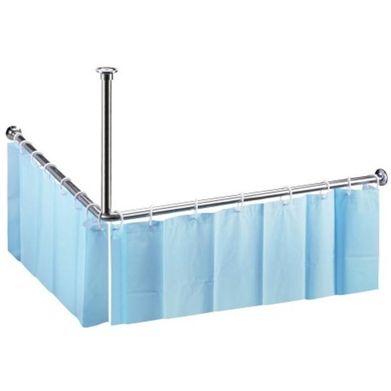 Barre de douche dangle Bemeta 25 x 140 x 140 cm chromée
