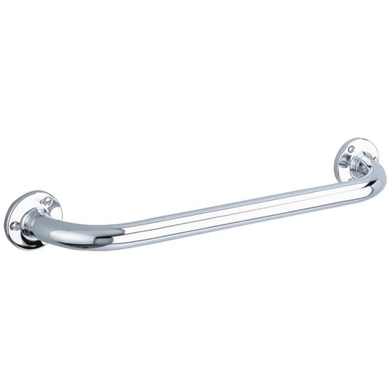Barre de maintien droite PMR ECO brillant en inox 400 mm DELABIE 531