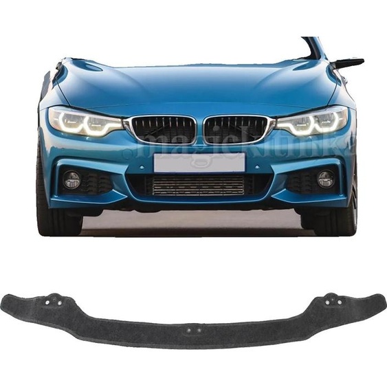 Barre de support de pare-chocs avant, Métal de haute qualité, Noir, Remplacement direct, Compatible avec la Série 4, 2014-2020