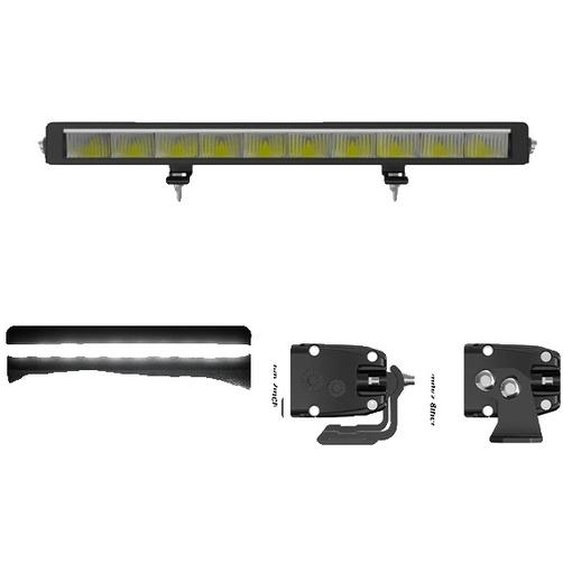 Barre lumineuse à LED, e ECE R112, technologie des faisceaux combinés