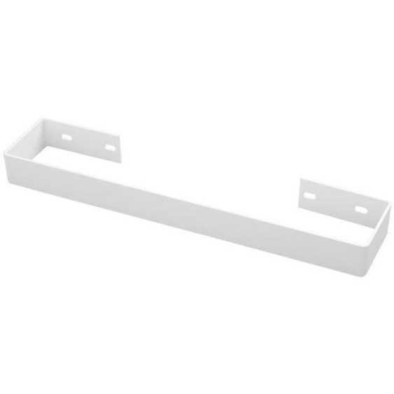 Barre porte serviette - Accessoires de salle de bain - Blanc - Acier - Contemporain