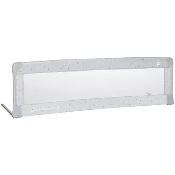 Barrière De Lit 150 Cm Pour Lit Standard Étoilé Gris Clair