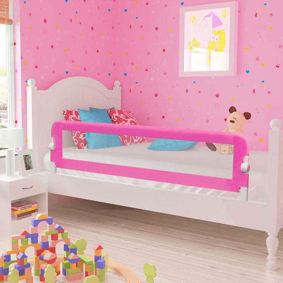 Barrière de lit pour enfants 150x42 cm Rose