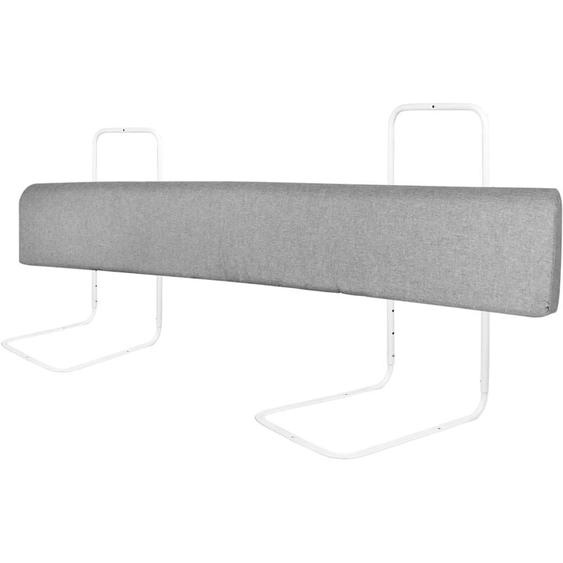 Barrière de lit Protection contre les chutes de lit - 100 cm - Extra longue - 5 trous - Réglable en hauteur déformable Naizy