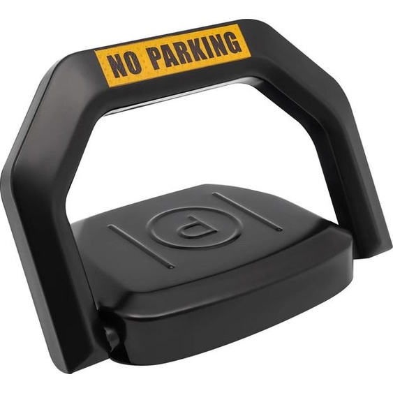 Barrière de parking / barrière escamotable - Télécommandée - Indice de protection IP67 (étanche) - Résistance au passage de véhicules jusquà 6 t - Hauteur de levage de 38 cm - Télécommande dune portée de 15 m - Autonomie de la batterie : 4 à 6 mois - Noir