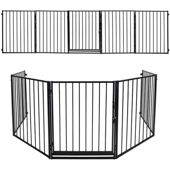 Einfeben - Barriere de securite grande version 3M 5 panneaux Pre assemble
