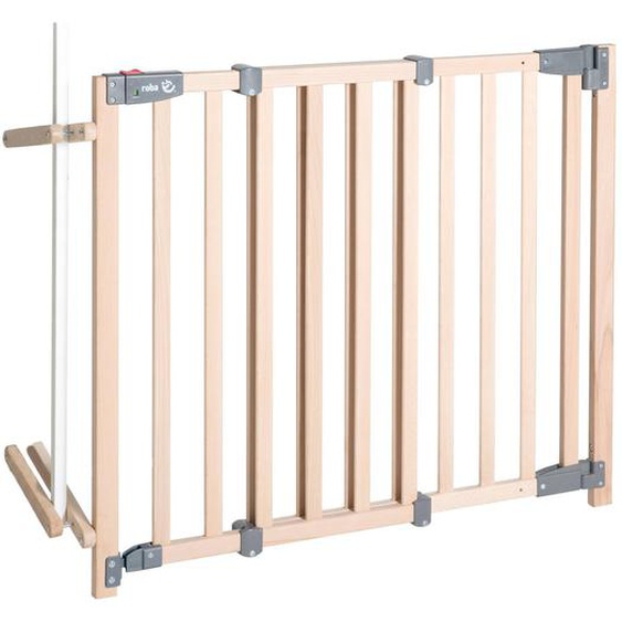 Barrière De Sécurité Pour Escaliers En Bois Massif Avec Portillon Naturel
