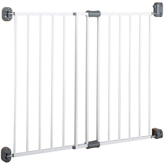 Barrière De Sécurité Réglable Pour Portes Et Escaliers Blanc