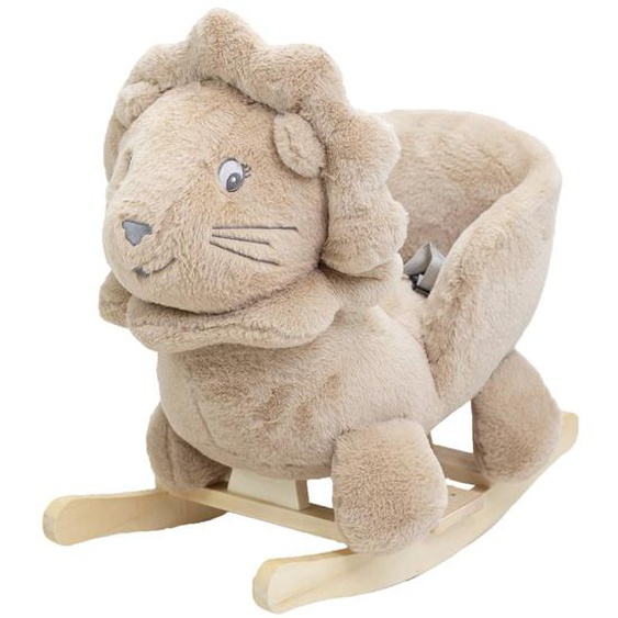 Bascule Bébé Lion Beige