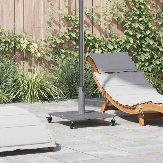 Base de parasol extérieur Aspect bois gris foncé