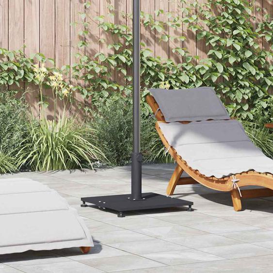 Base de parasol extérieur Gris foncé 45 x 45 x 31 cm Acier