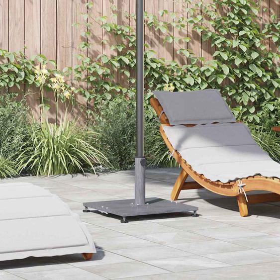 Base de parasol extérieur Réglable Aspect bois gris foncé