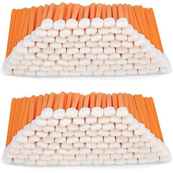 Bâtonnets en mousse pour appareils fragiles - 200 pièces - Bâtonnets de nettoyage