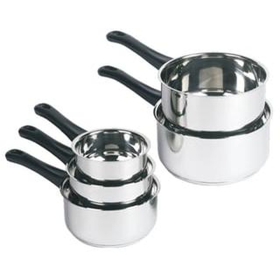 Batterie de cuisine 5 casseroles 12-20cm inox