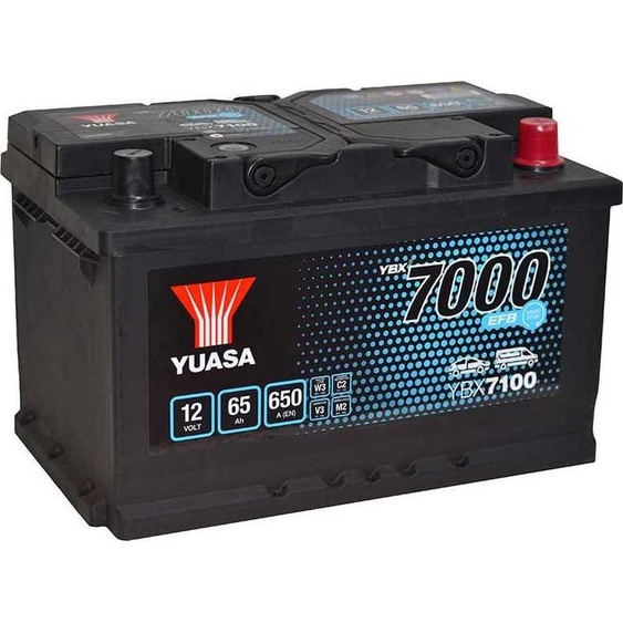Batterie de démarrage YBX7000 EFB Start Stop Plus Batteries de Yuasa (YBX7100) Batterie système de démarrage Batterie, accumulateur, batterie,batterie de voiture