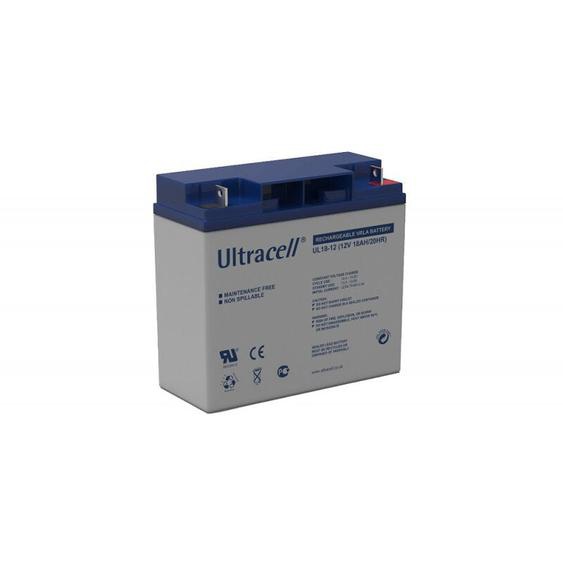 Batterie plomb étanche UL18-12 Ultracell 12v 18ah