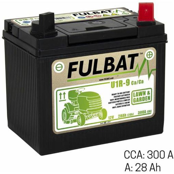 Batterie tracteur tondeuse 12V 28 Ah / cca: 300A +droite