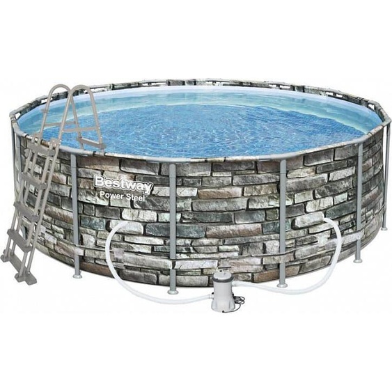 Bazén Power Steel Stone 4,27 x 1,22 m - 56993