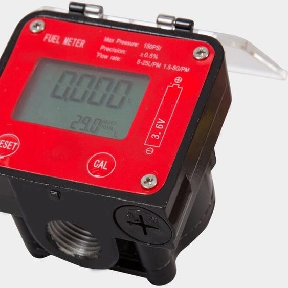 Bc-elec - NEFWM-02 Débitmètre numérique pour pompe de transfert de fluide Diesel, Huile Eau Adblue® 5-25 l/min, 1/2, Compteur de liquide