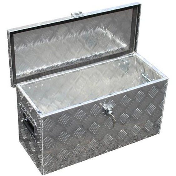 Bc-elec - NETTB-17 Boîte à outils ALU, Boîte de rangement Boîte de transport en aluminium pour véhicule 60x25x30cm 40 litres