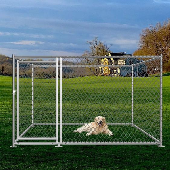 Bc-elec - RA-D22 Parc à Chiots 2x2x1.2m, enclos pour chiens, chenil dextérieur, enclos dexercice cage pour chiens