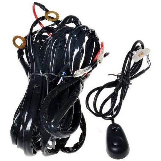 Bc-elec - ralledbar Rallonge Faisceau dinstallation pour barre de LED et Longue Portée avec interrupteur et fusible 30A
