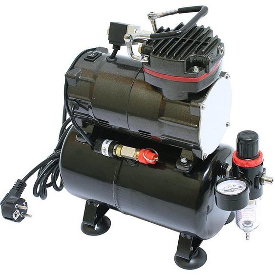 Bc-elec - TC-88T Mini-Compresseur aérographe TC-88T avec réservoir dair, régulateur et interrupteur double position