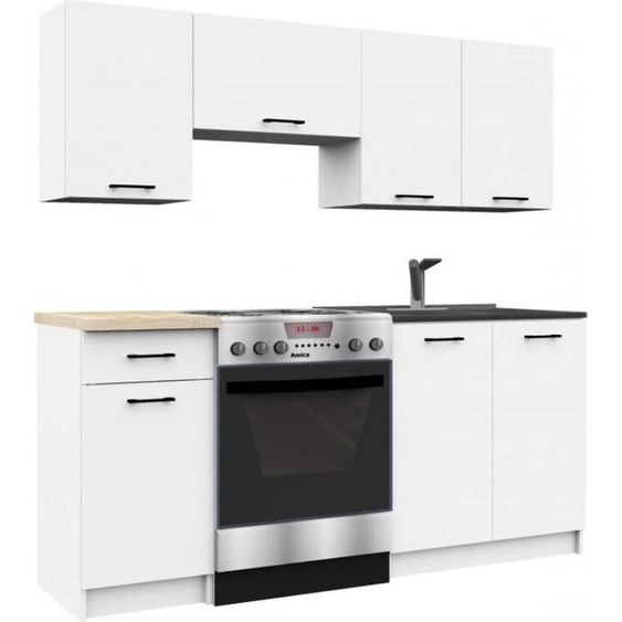 BDW Cuisine 180 cm Kitchen block, Blanc