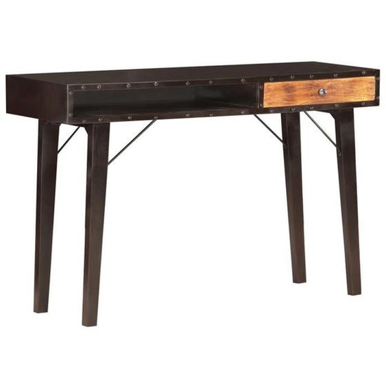 BEAU Armoire Couloir - Table console meuble dentrée 118x35x76 cm Bois de récupération massif mode560825
