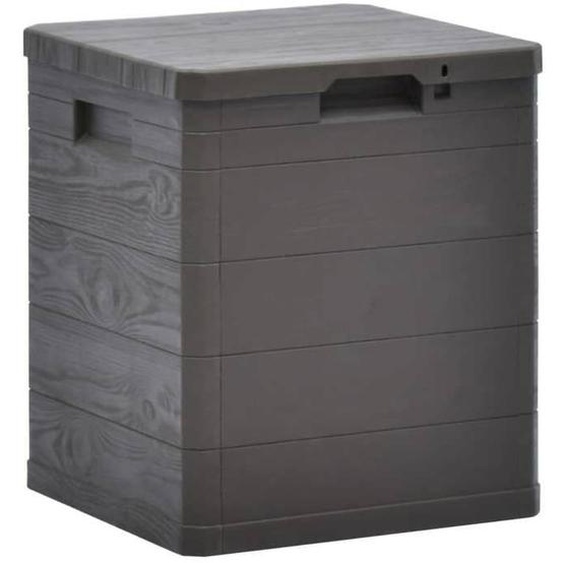 BEAU Malle/coffre de rangement - Boîte de rangement de jardin - 90 L Marron mode605837