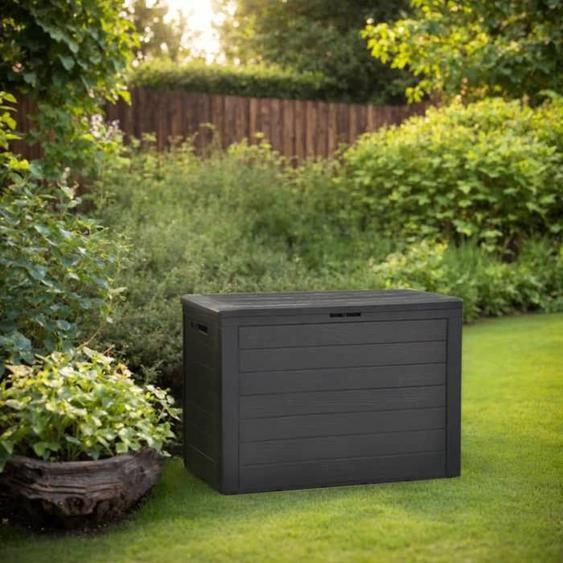 BEAU Malle/coffre de rangement - Boîte de rangement de jardin - anthracite - 78x44x55 cm mode952619