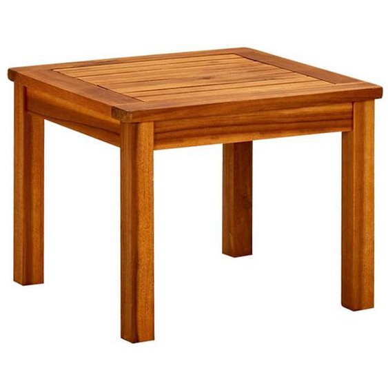BEAU Table basse de jardin - table à manger dextérieur 45x45x36 cm Bois solide dacacia mode126894